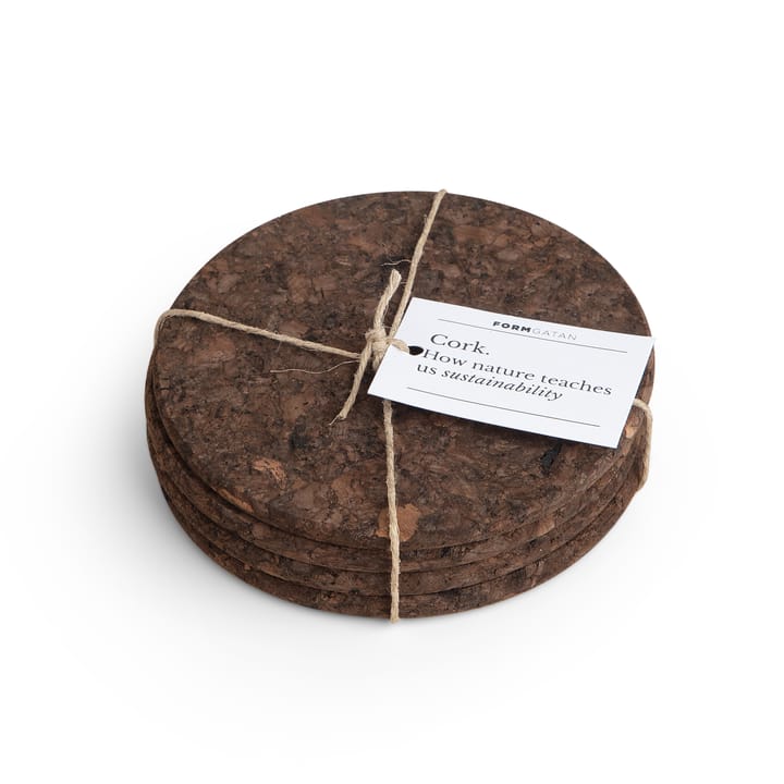 Cork lasinalunen, 4-pakkaus, Smoked Formgatan