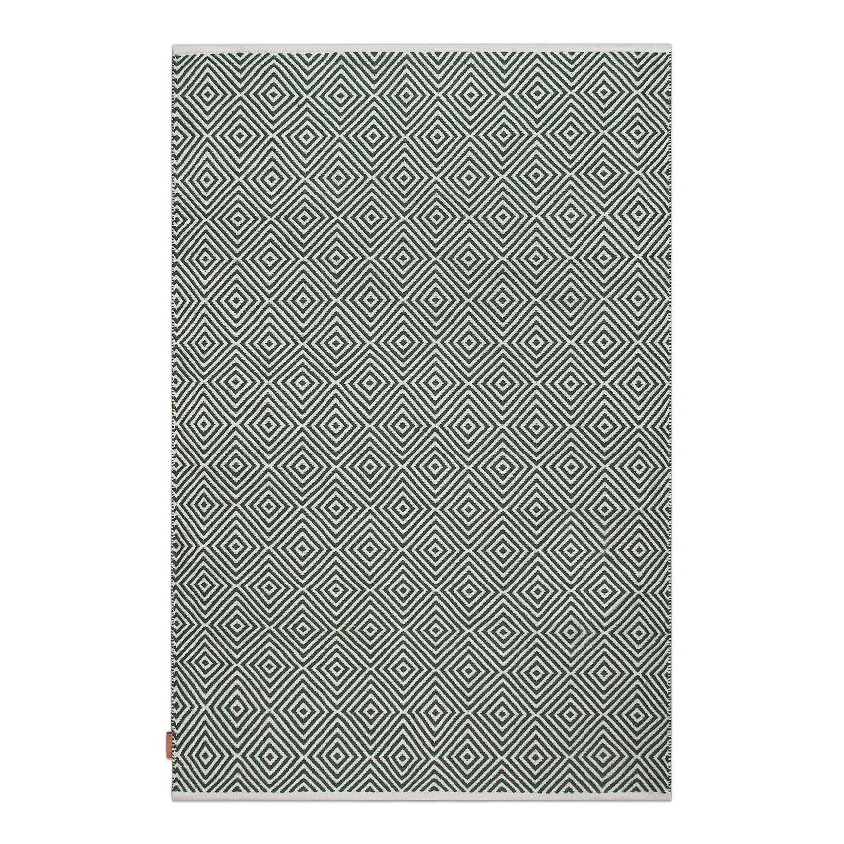Diamond matto 140x200 cm, Green Formgatan