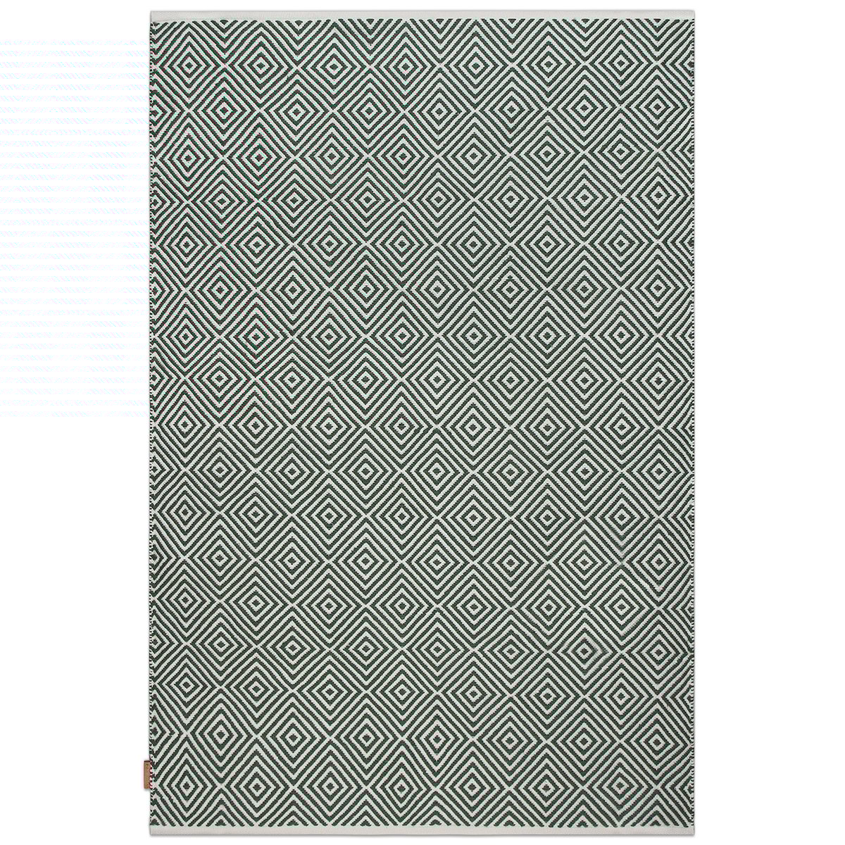Formgatan Diamond matto, 200 x 300 cm Green | Skandinaavinen Sisustus | Muovimatot | Vihreä