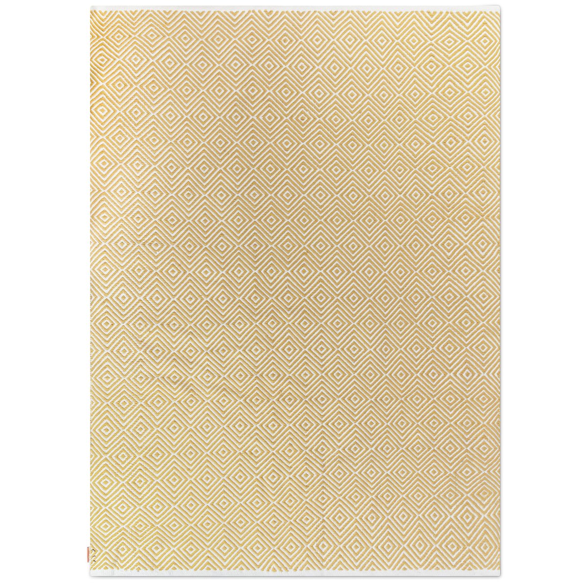 Formgatan Diamond matto, 200 x 300 cm Yellow | Skandinaavinen Sisustus | Muovimatot | Keltainen