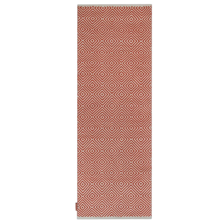 Diamond matto 70x200 cm - Burnt orange - Formgatan