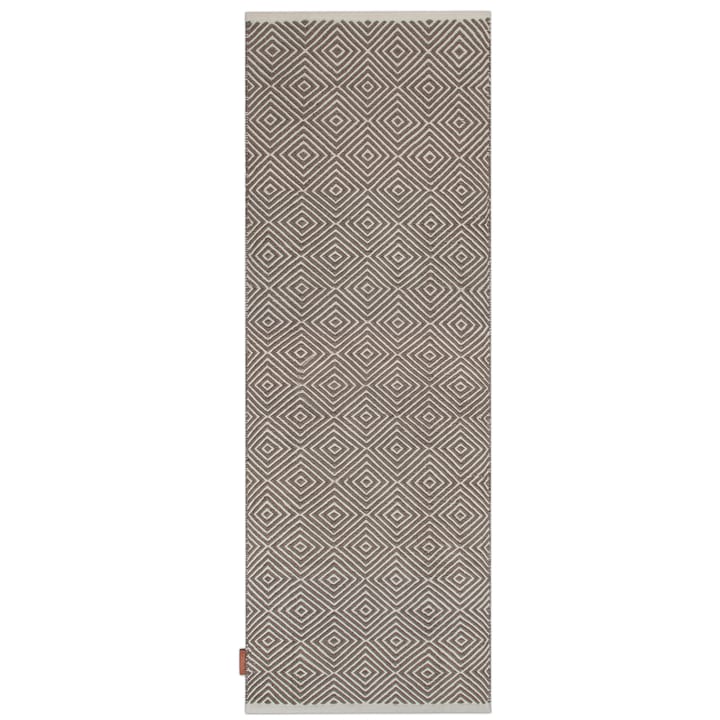 Diamond matto 70x200 cm - Grey - Formgatan