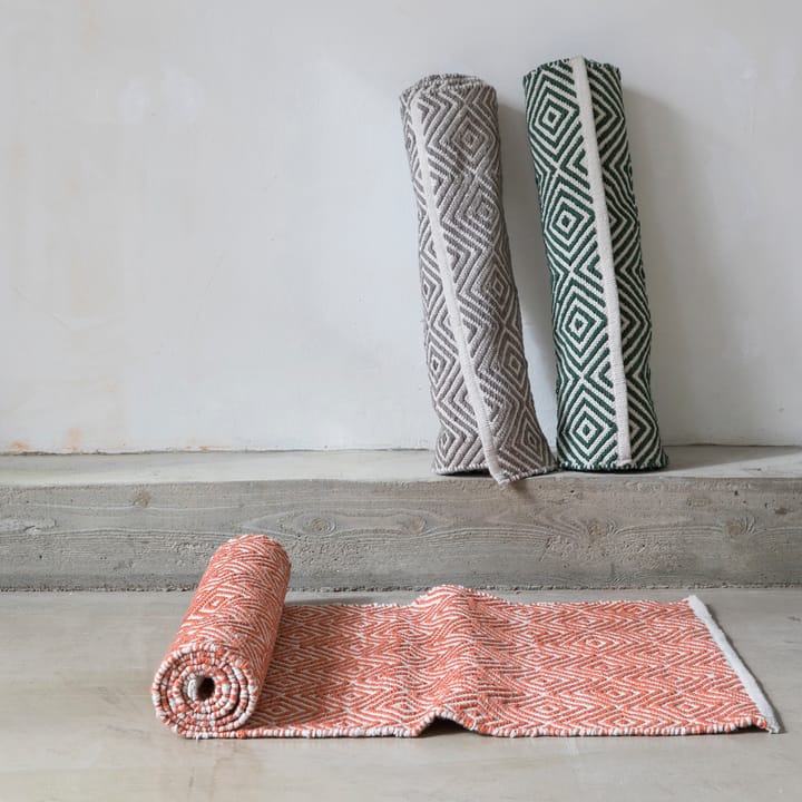 Diamond matto 70x200 cm, Grey Formgatan