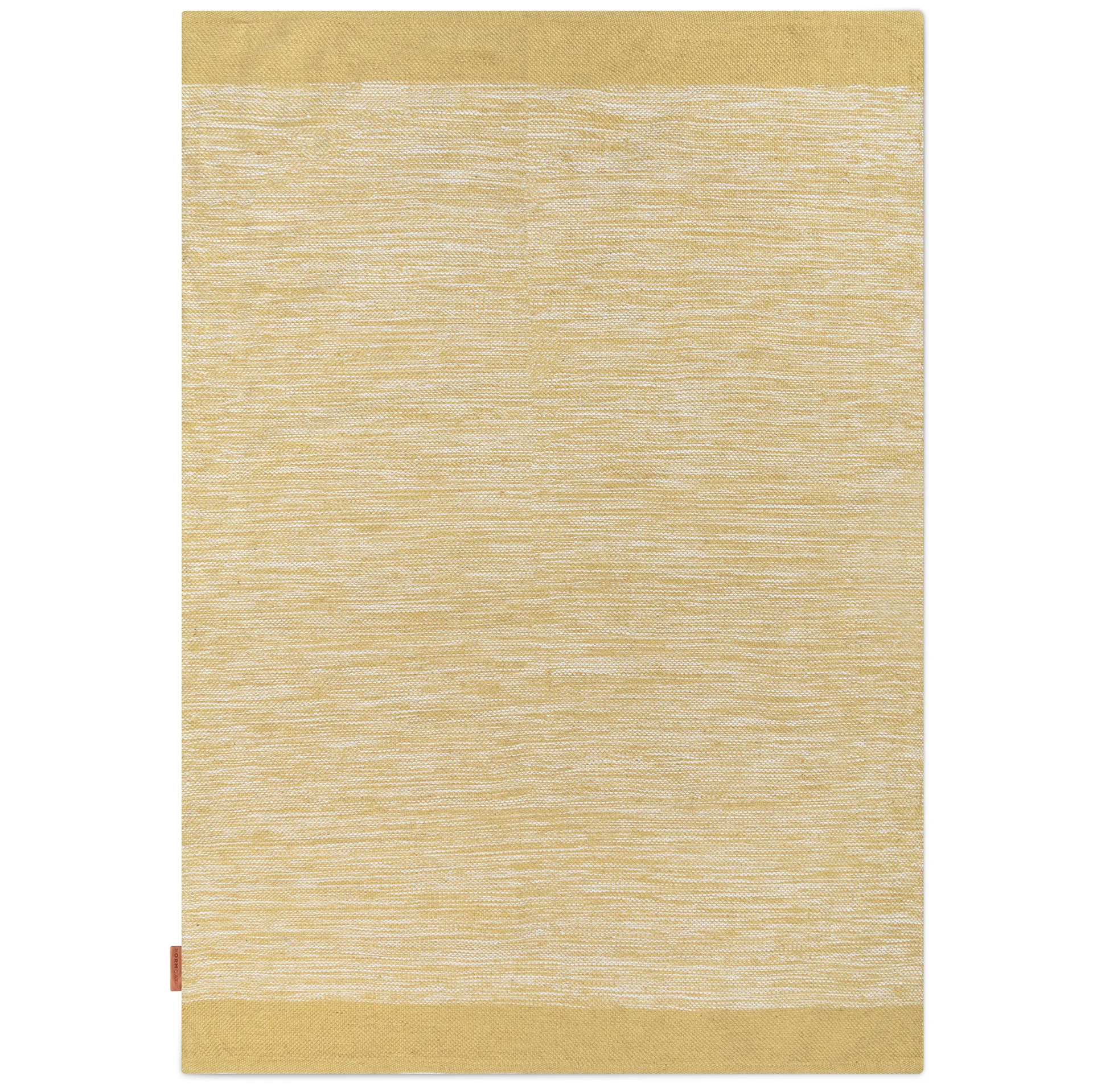 Melange matto, 170 x 230 cm, Dusty yellow Formgatan