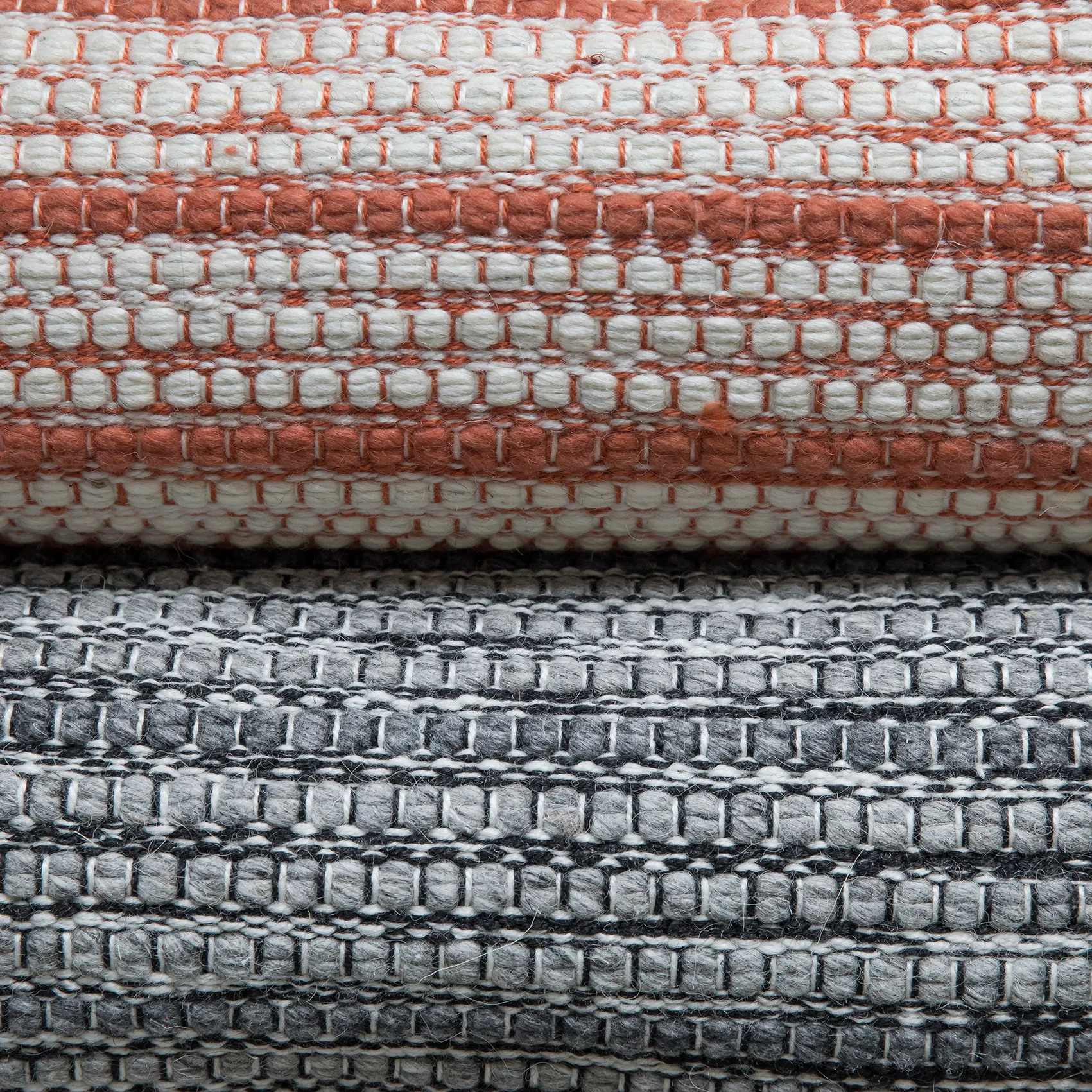 Stripe matto 170x230 cm, Burnt orange Formgatan