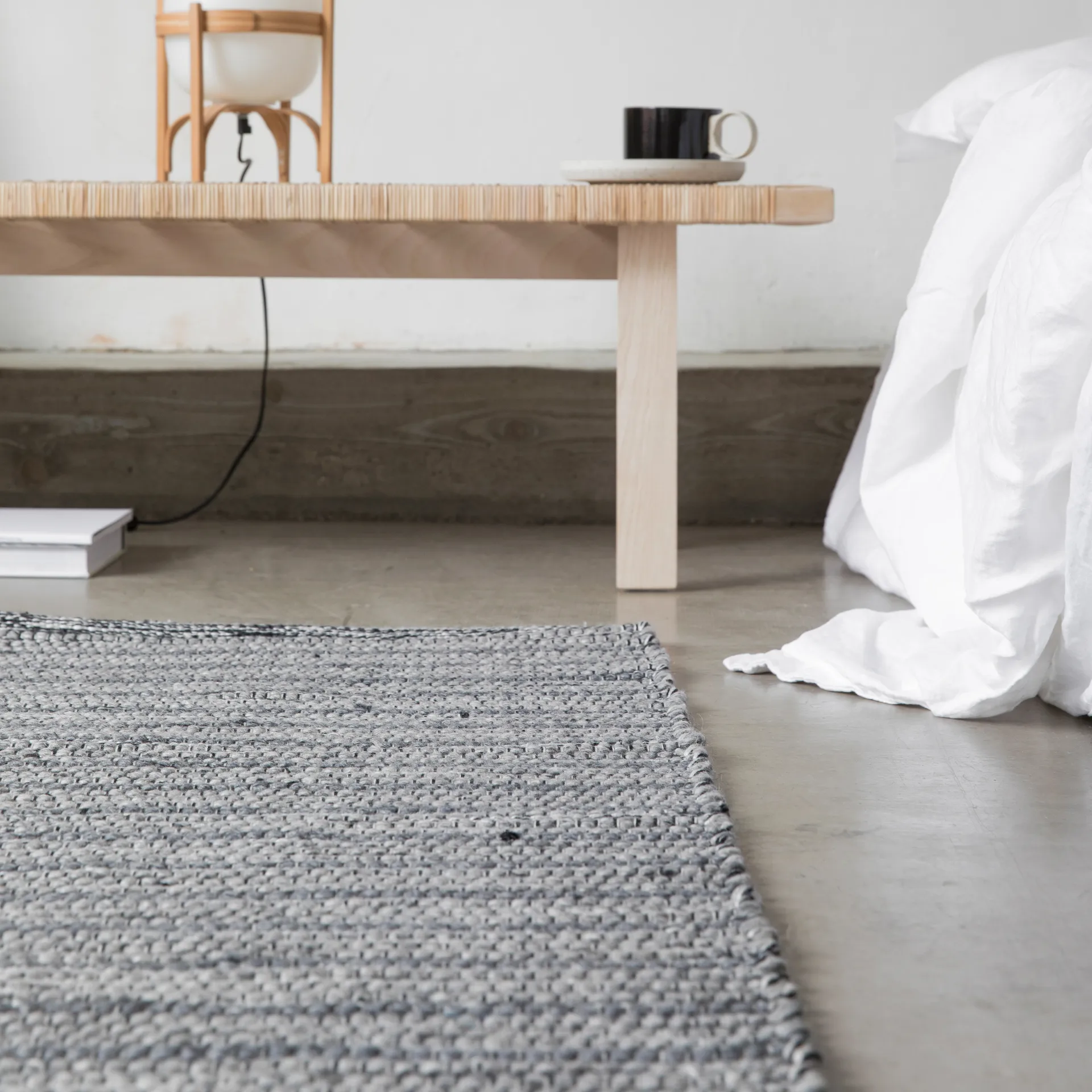 Stripe matto 170x230 cm, Grey Formgatan