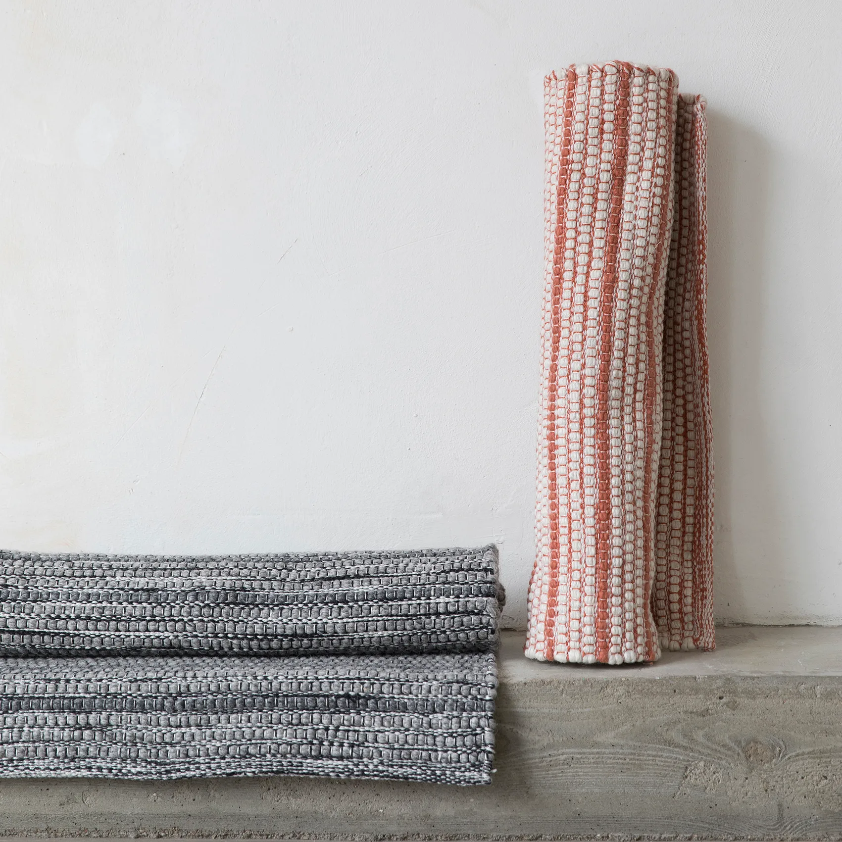 Stripe matto 70x200 cm, Burnt orange Formgatan