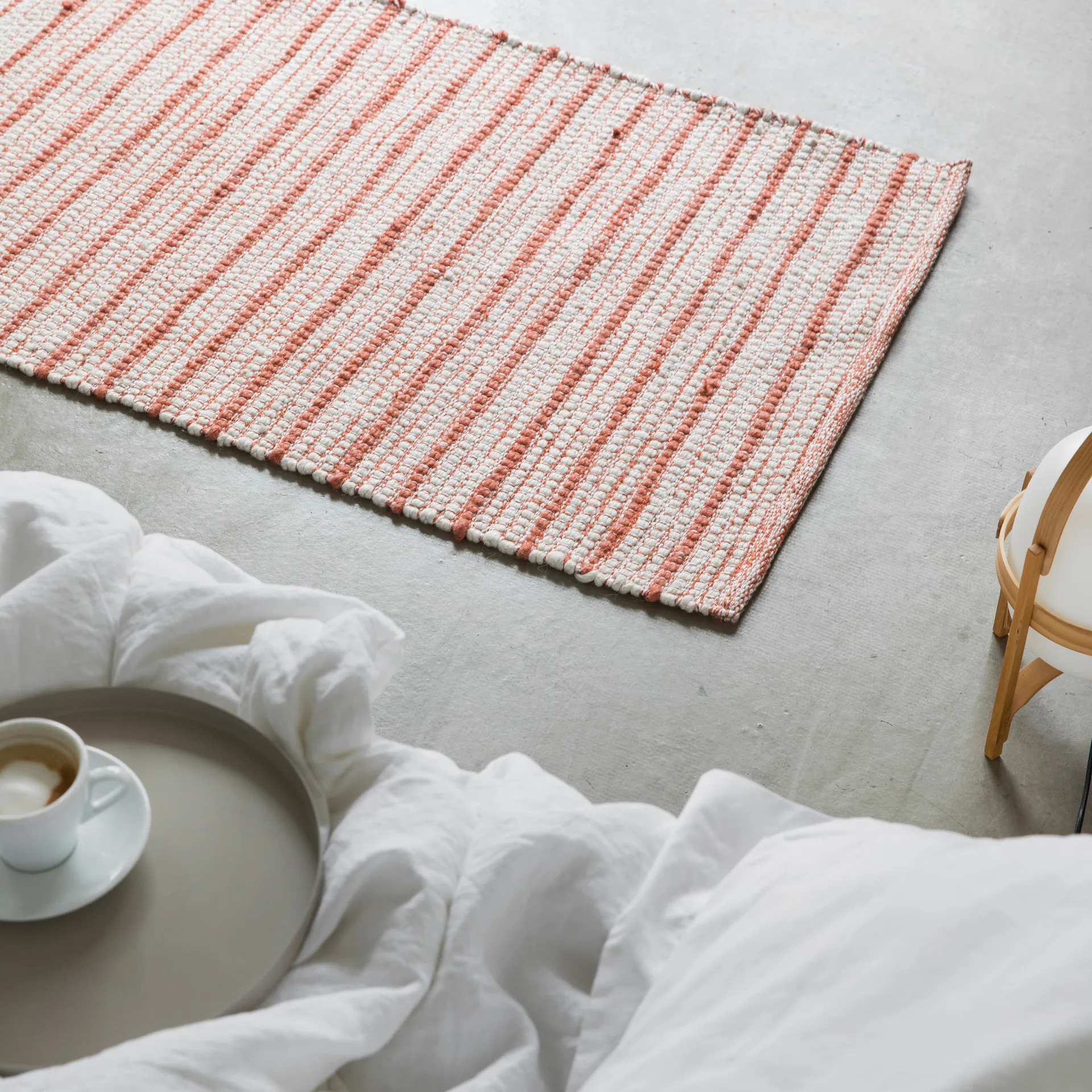 Stripe matto 70x200 cm, Burnt orange Formgatan