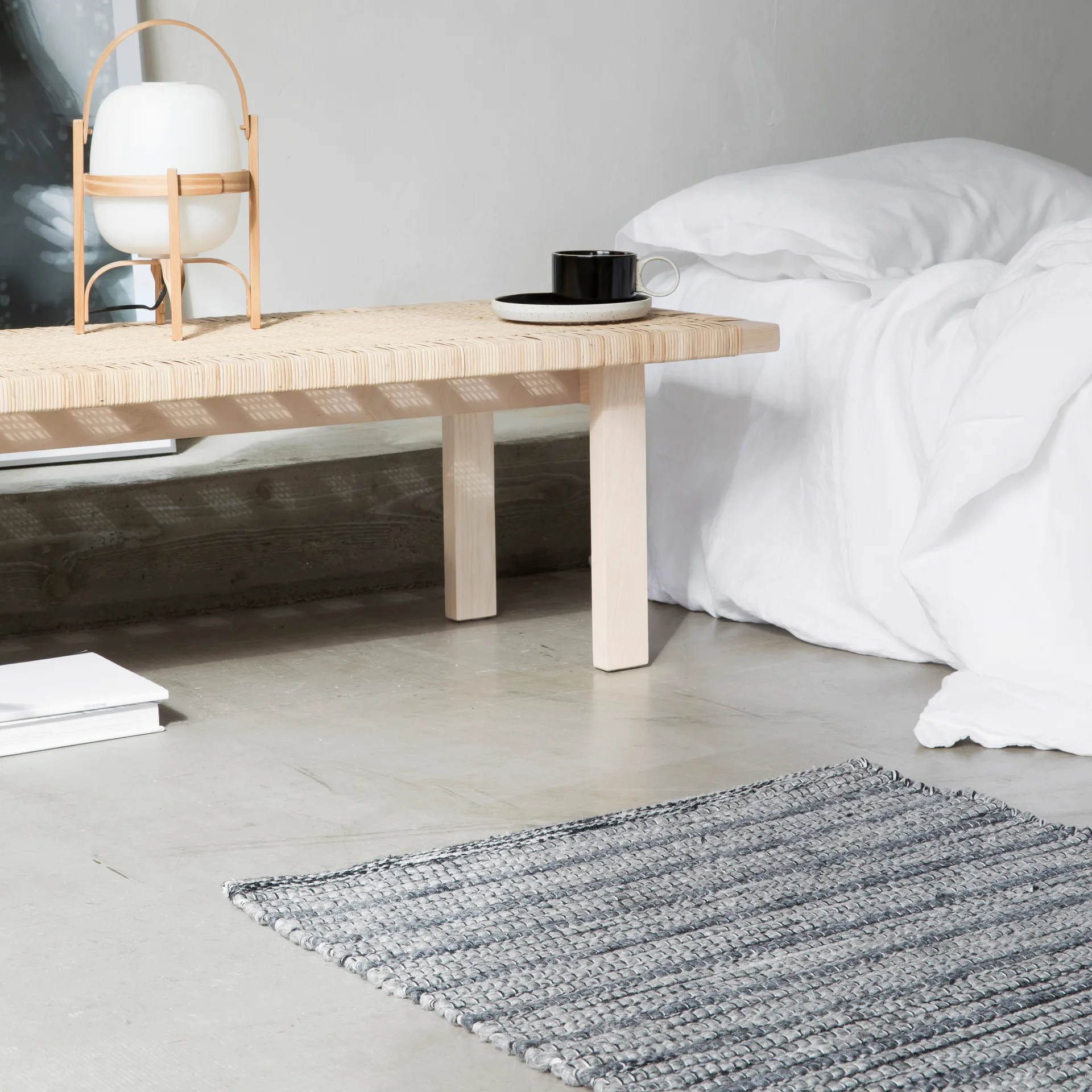 Stripe matto 70x200 cm, Grey Formgatan