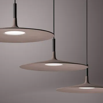 Aplomb Large riippuvalaisin - Ruskea betoni - Foscarini