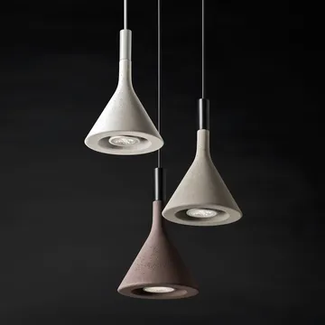 Aplomb mini riippuvalaisin lamppu - harmaa, grigio betong - Foscarini