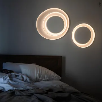 Bahia Mini seinälamppu - valkoinen, led-lamppu - Foscarini