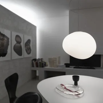 Gregg grande riippuvalaisin - Valkoinen - Foscarini