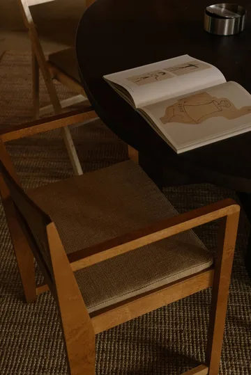 Armrest Chair 01 käsinojatuoli - Tummanruskea koivu - FRAMA