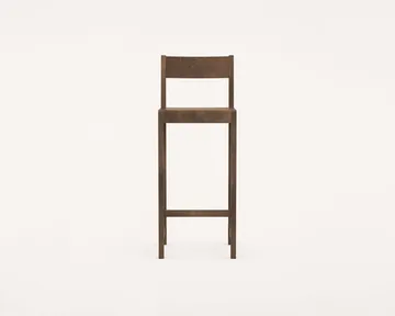 Bar Chair 01 baarituoli - Tummanruskea koivu, 76 cm - FRAMA