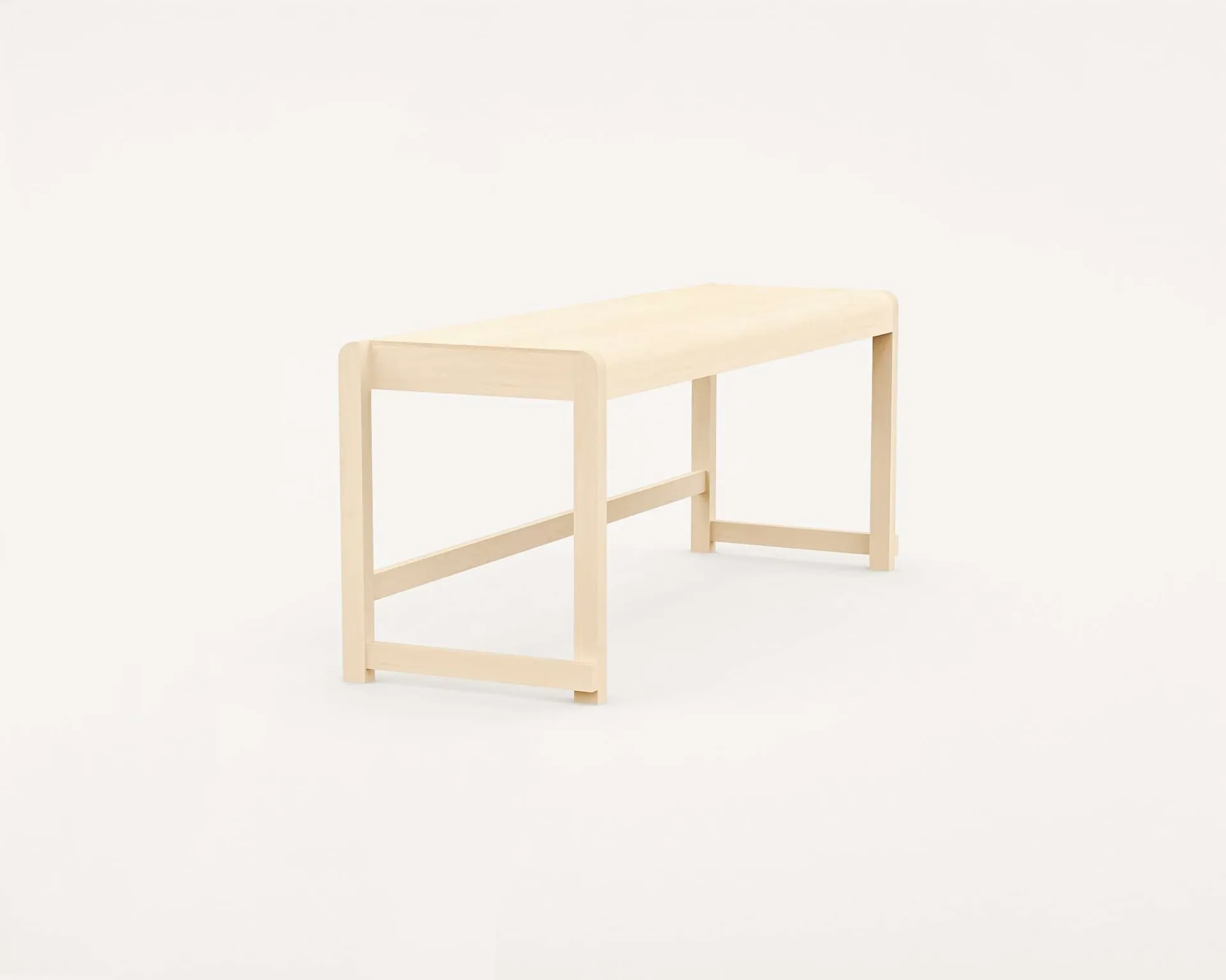 Bench 01 penkki, Koivu, 114,6x37x46 cm FRAMA