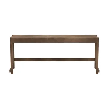 Bench 01 penkki - Tummanruskea koivu, 114,6x37x46 cm - FRAMA