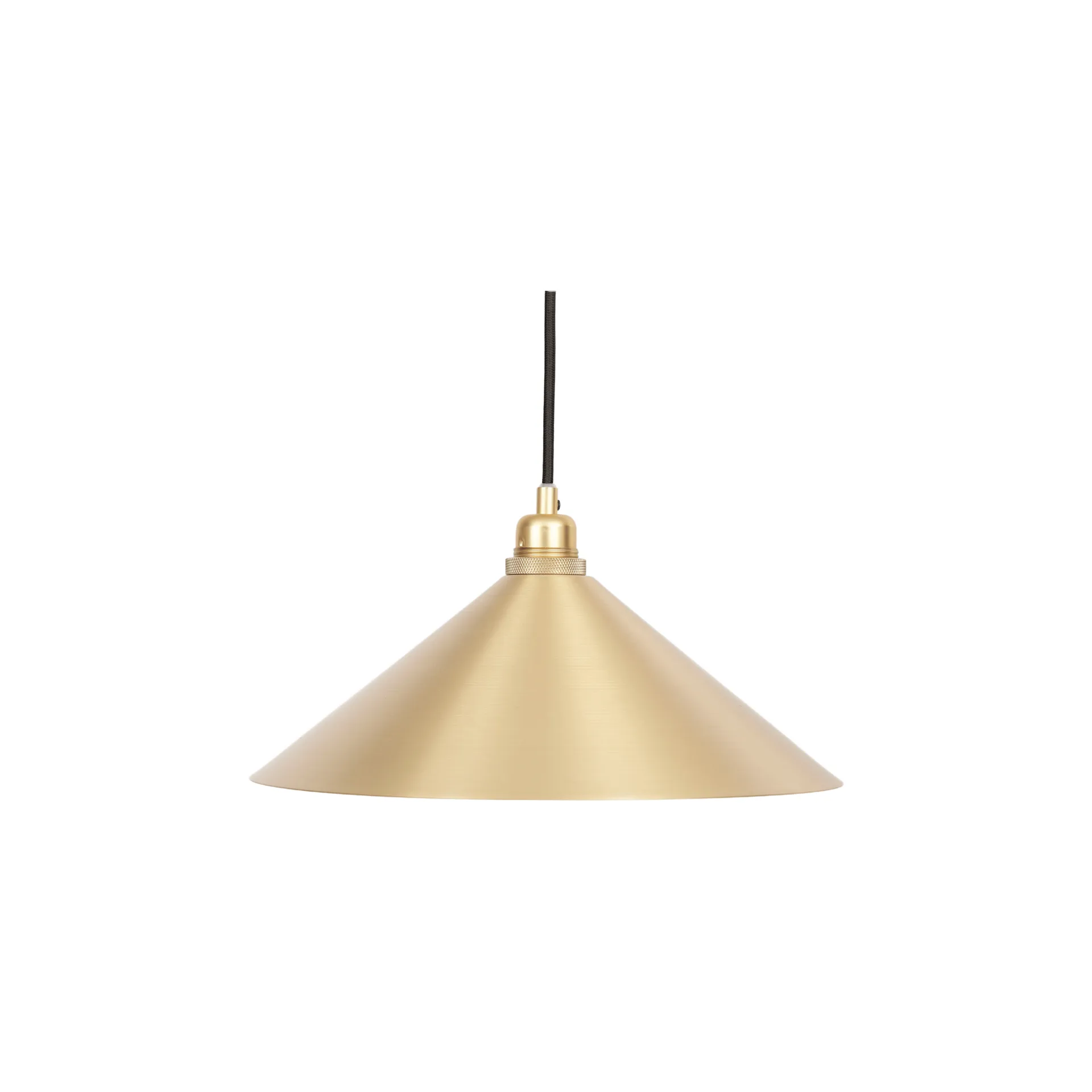 Cone Shade riippuvalaisin, Brass, medium, Ø36 cm FRAMA