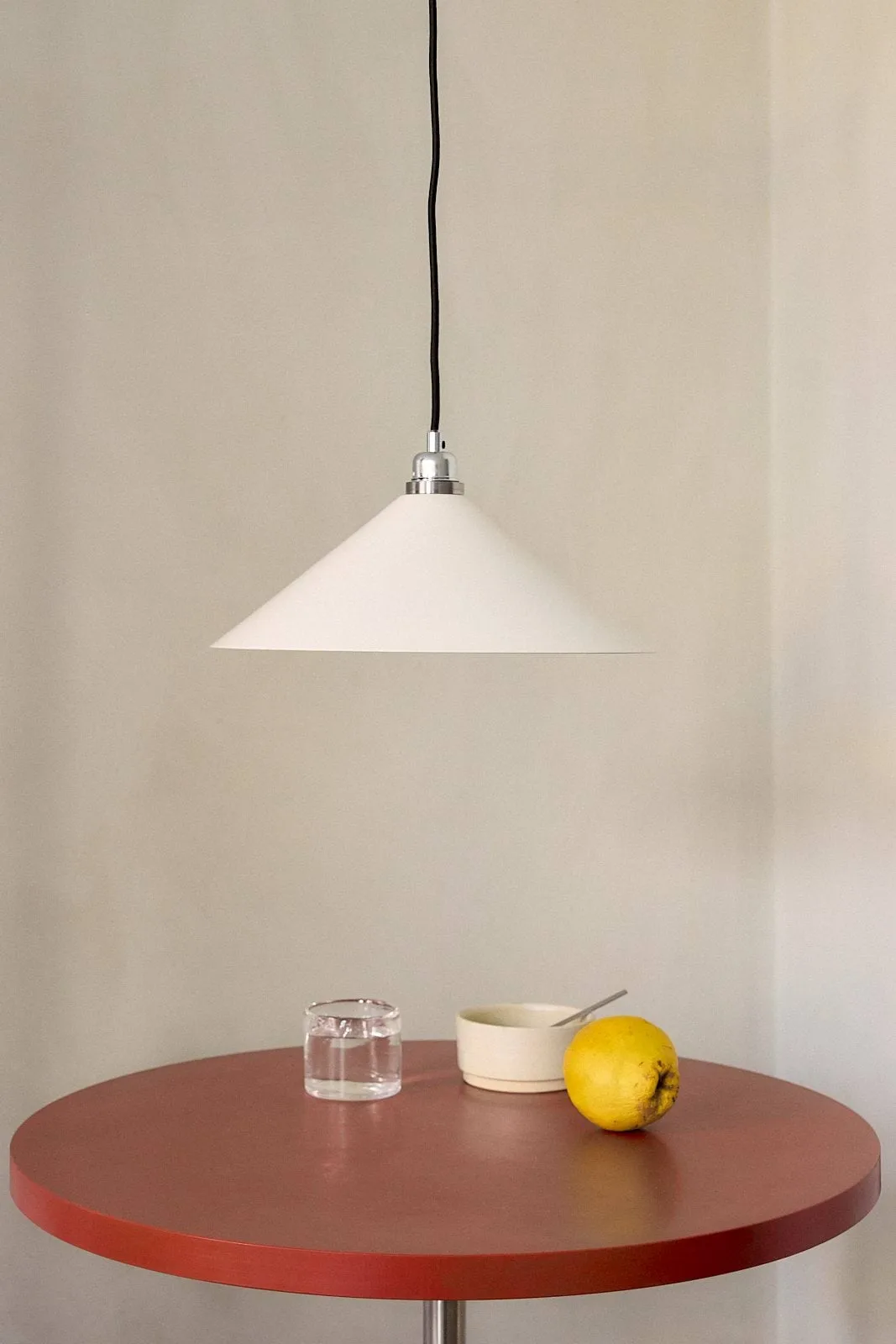 Cone Shade riippuvalaisin, White, small, Ø25 cm FRAMA