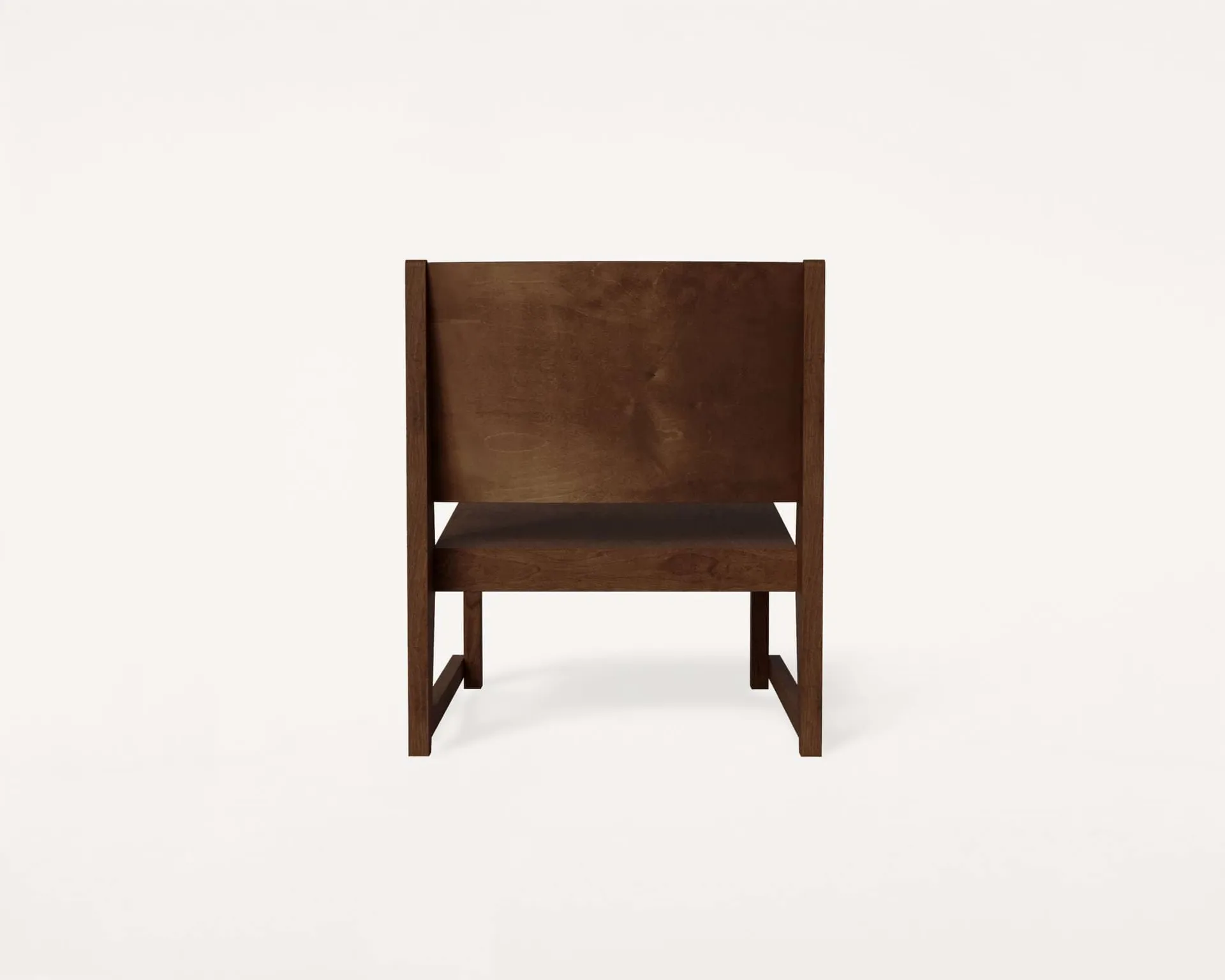Easy Chair 01 nojatuoli, Tummanruskea koivu FRAMA