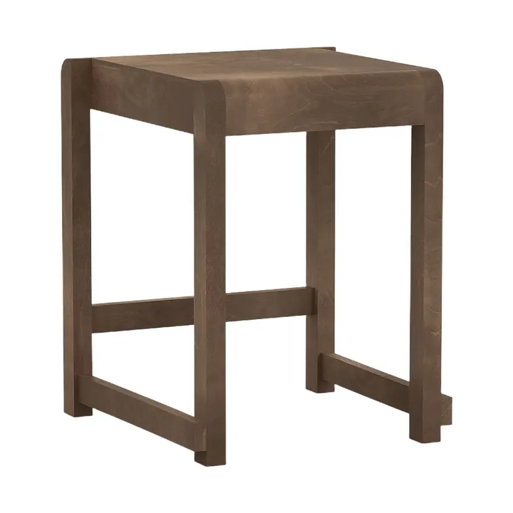 Low Stool 01 jakkara - Tummanruskea koivu - FRAMA