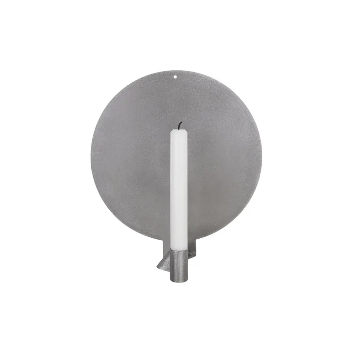 Ornament seinäkynttilänjalka - Ruostumaton teräs, round, 28,2 cm - FRAMA