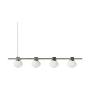Ovoid Pendant Light Quadruple riippuvalaisin - Ruostumaton teräs, opaalilasi - FRAMA