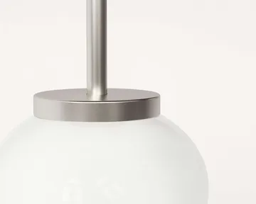 Ovoid Pendant Light Single riippuvalaisin - Ruostumaton teräs, opaalilasi - FRAMA