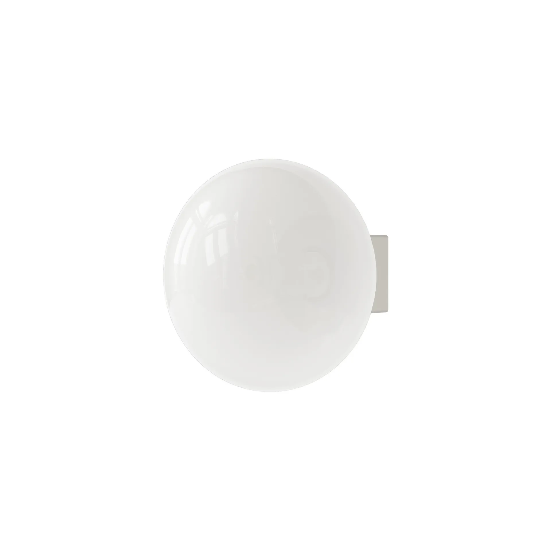 Ovoid Sconce plafondi, Ruostumaton teräs, opaalilasi FRAMA