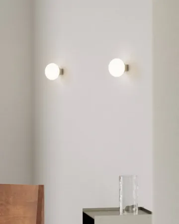 Ovoid Sconce plafondi - Ruostumaton teräs, opaalilasi - FRAMA