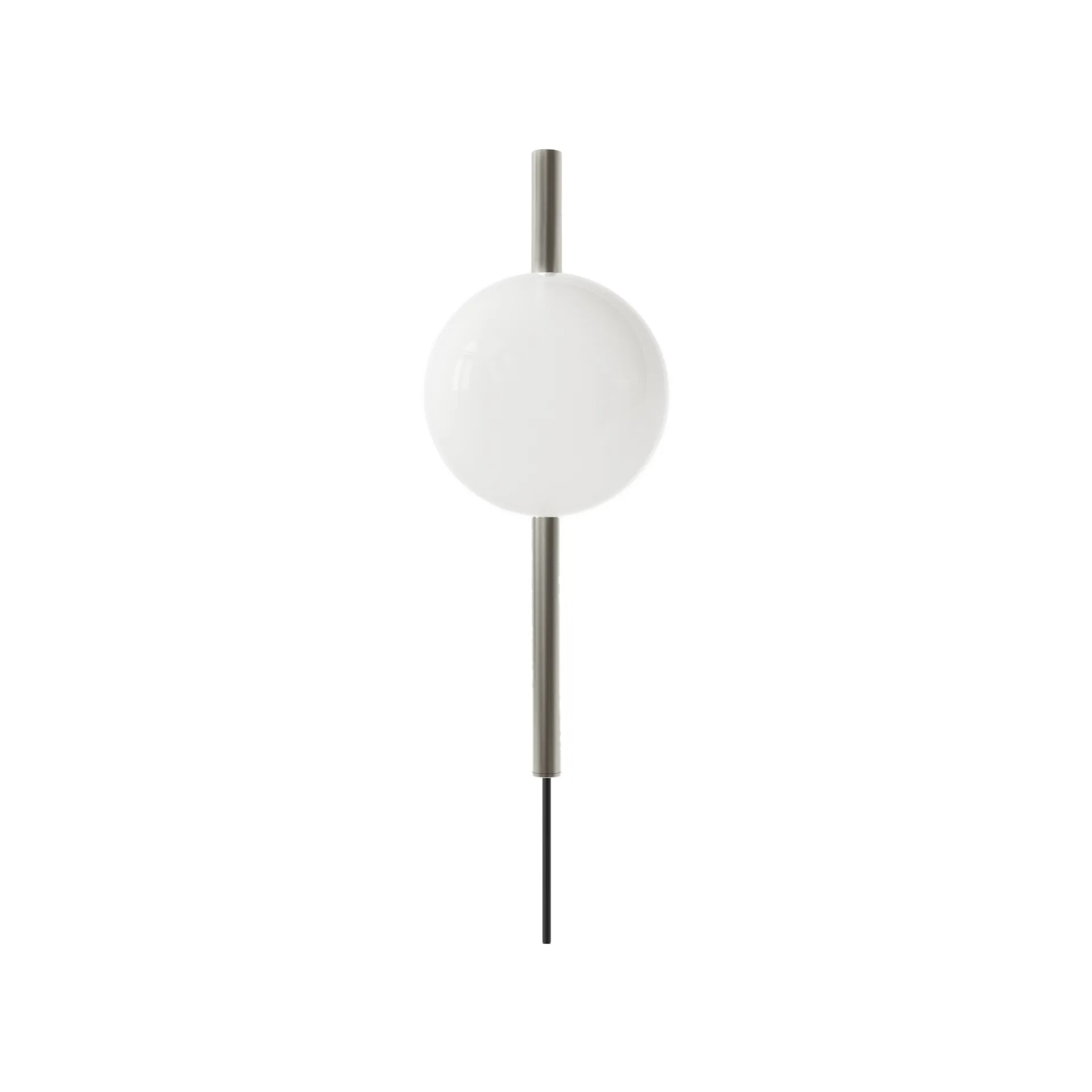 Ovoid Single seinälamppu, Ruostumaton teräs-opaalilasi FRAMA