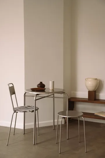 Petit Rond pöytä - Ruostumaton teräs, Ø65x73 cm - FRAMA