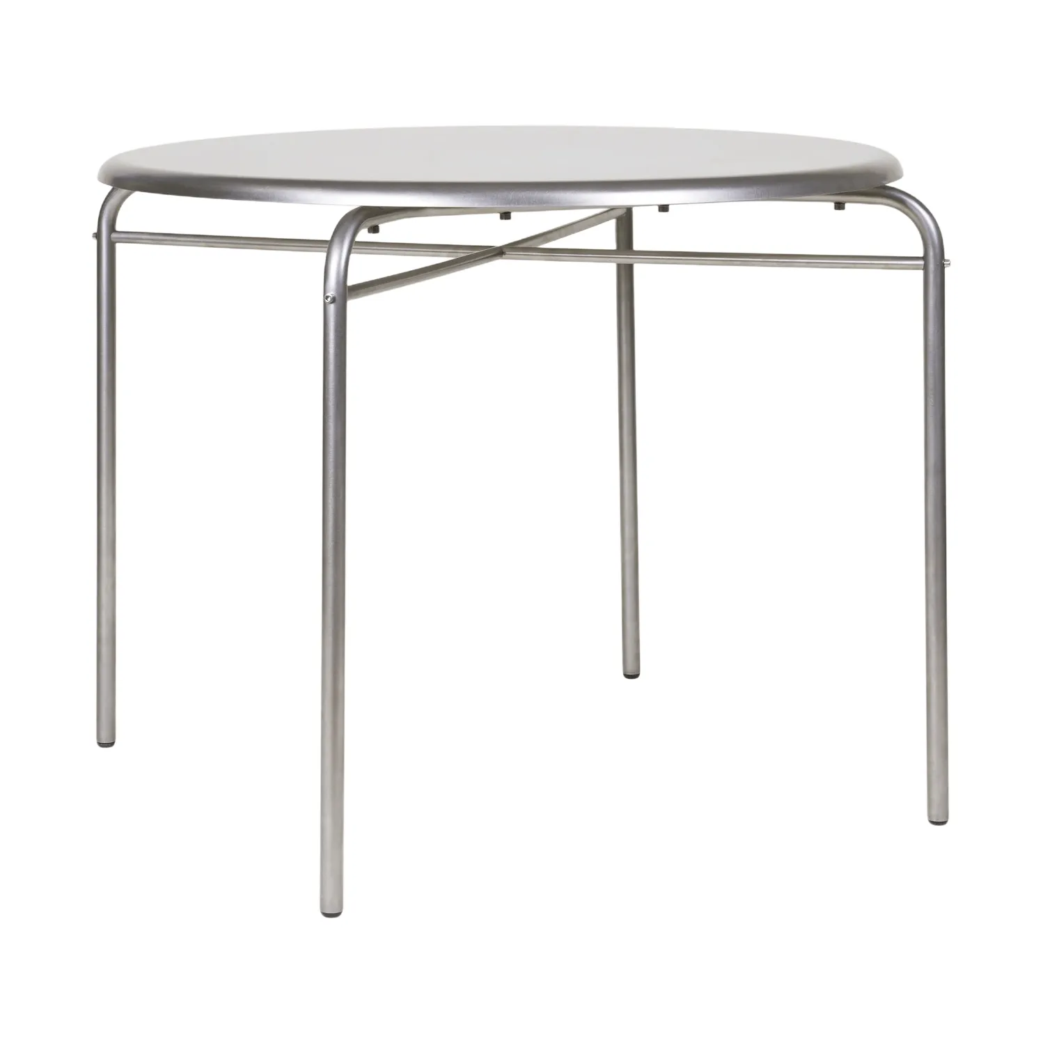 Petit Rond pöytä, Ruostumaton teräs, Ø90x73 cm FRAMA