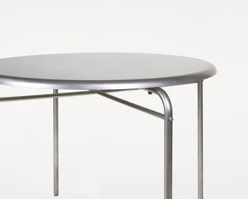 Petit Rond pöytä - Ruostumaton teräs, Ø90x73 cm - FRAMA