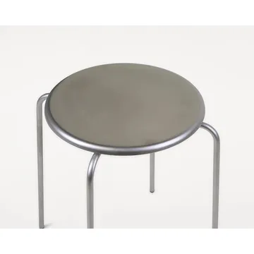 Petit Rond pyöreä jakkara - Ruostumaton teräs - FRAMA