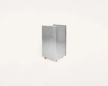 Rivet Cart apupöytä pyörillä - Alumiini, 32,8x33,8x65 cm - FRAMA