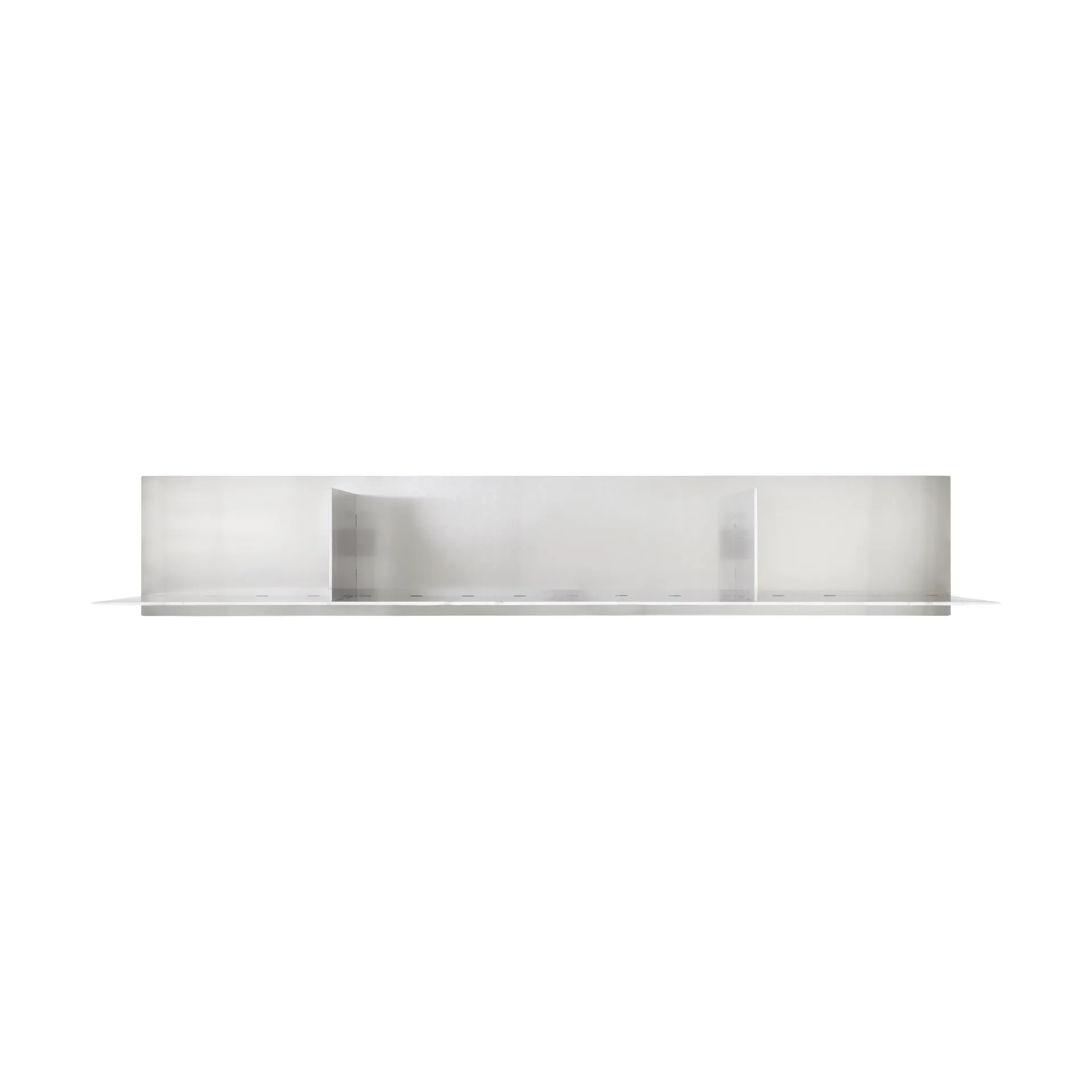 Rivet Shelf seinähylly, Aluminium, large, 119x20,6x22,5 cm FRAMA