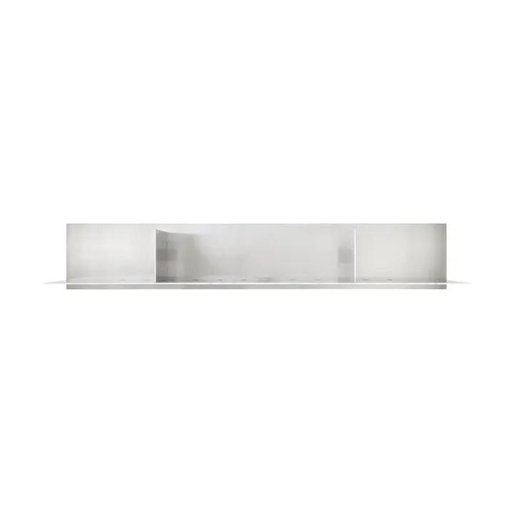 Rivet Shelf seinähylly - Aluminium, large, 119x20,6x22,5 cm - FRAMA