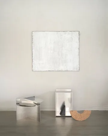 Rivet sivupöytä - Alumiini, Ø51,3x40 cm - FRAMA