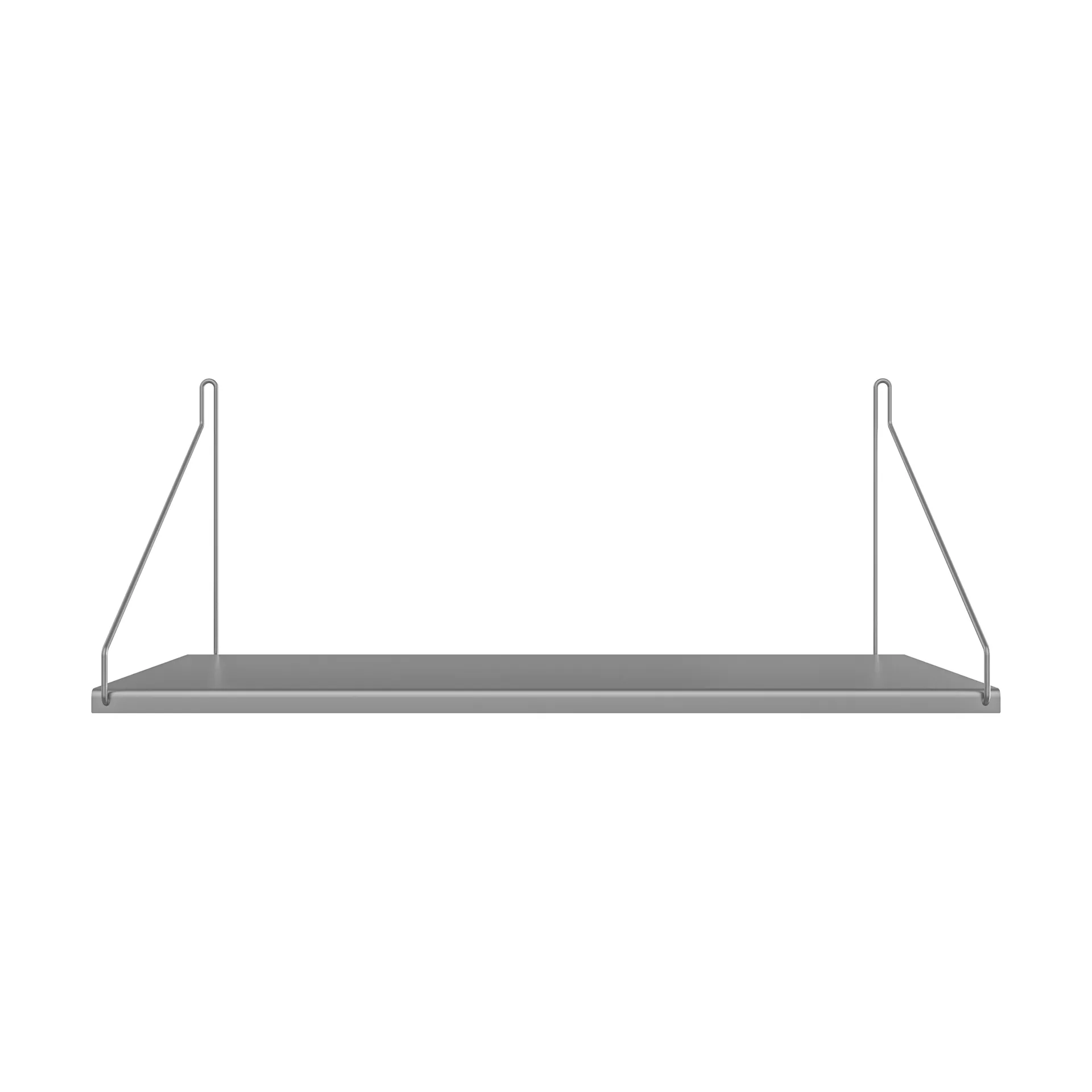 Single Shelf seinähylly, Ruostumaton teräs, 60x27 cm FRAMA
