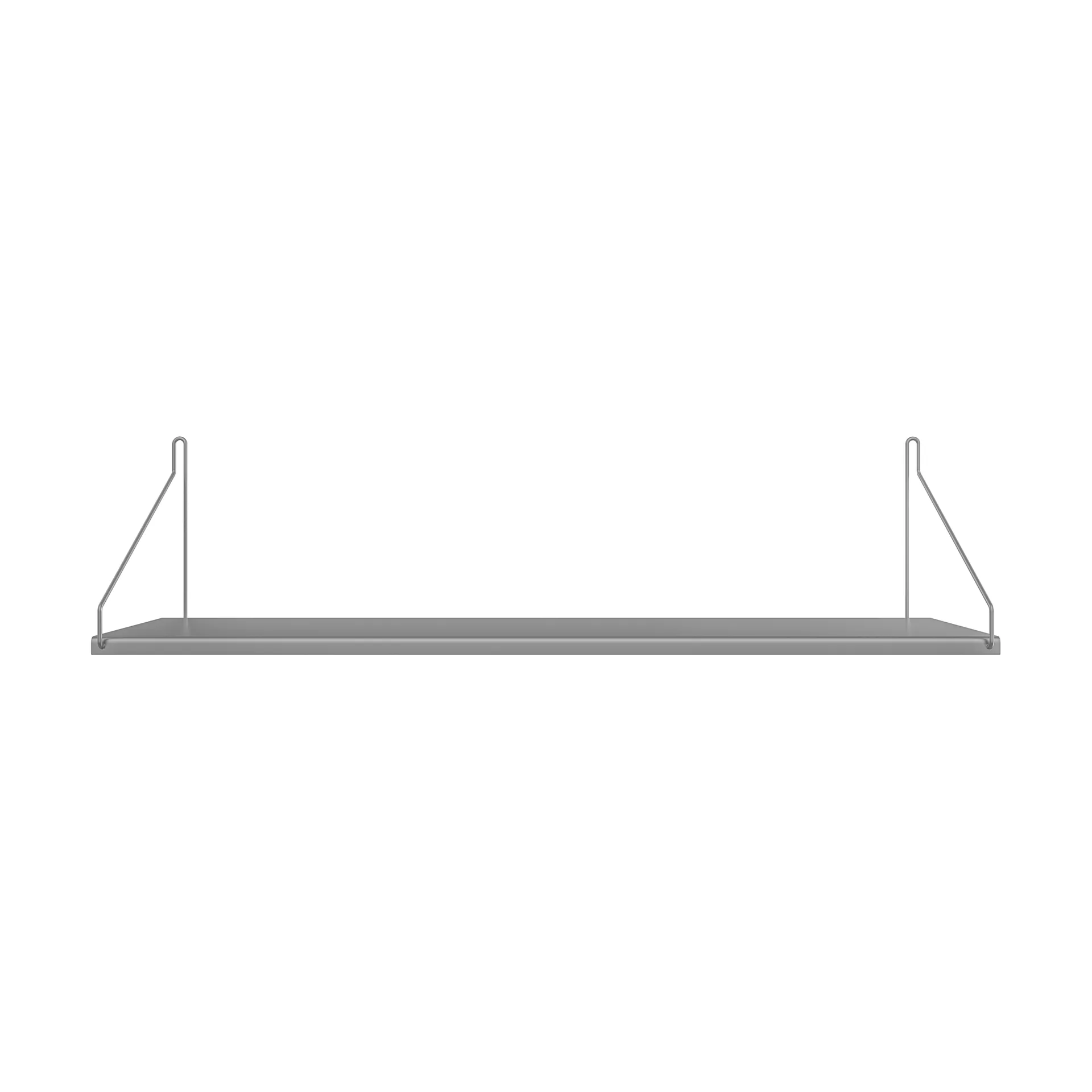 Single Shelf seinähylly, Ruostumaton teräs, 80x20 cm FRAMA