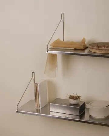 Single Shelf seinähylly - Ruostumaton teräs, 80x20 cm - FRAMA