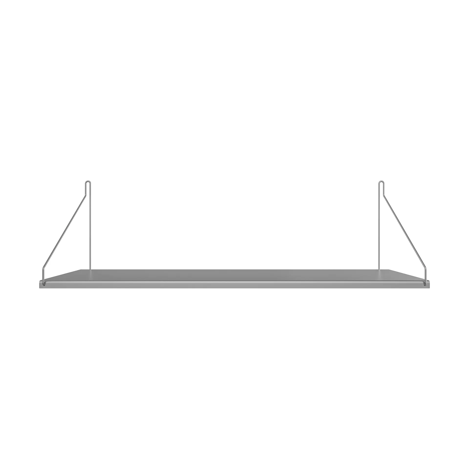 Single Shelf seinähylly, Ruostumaton teräs, 80x27 cm FRAMA
