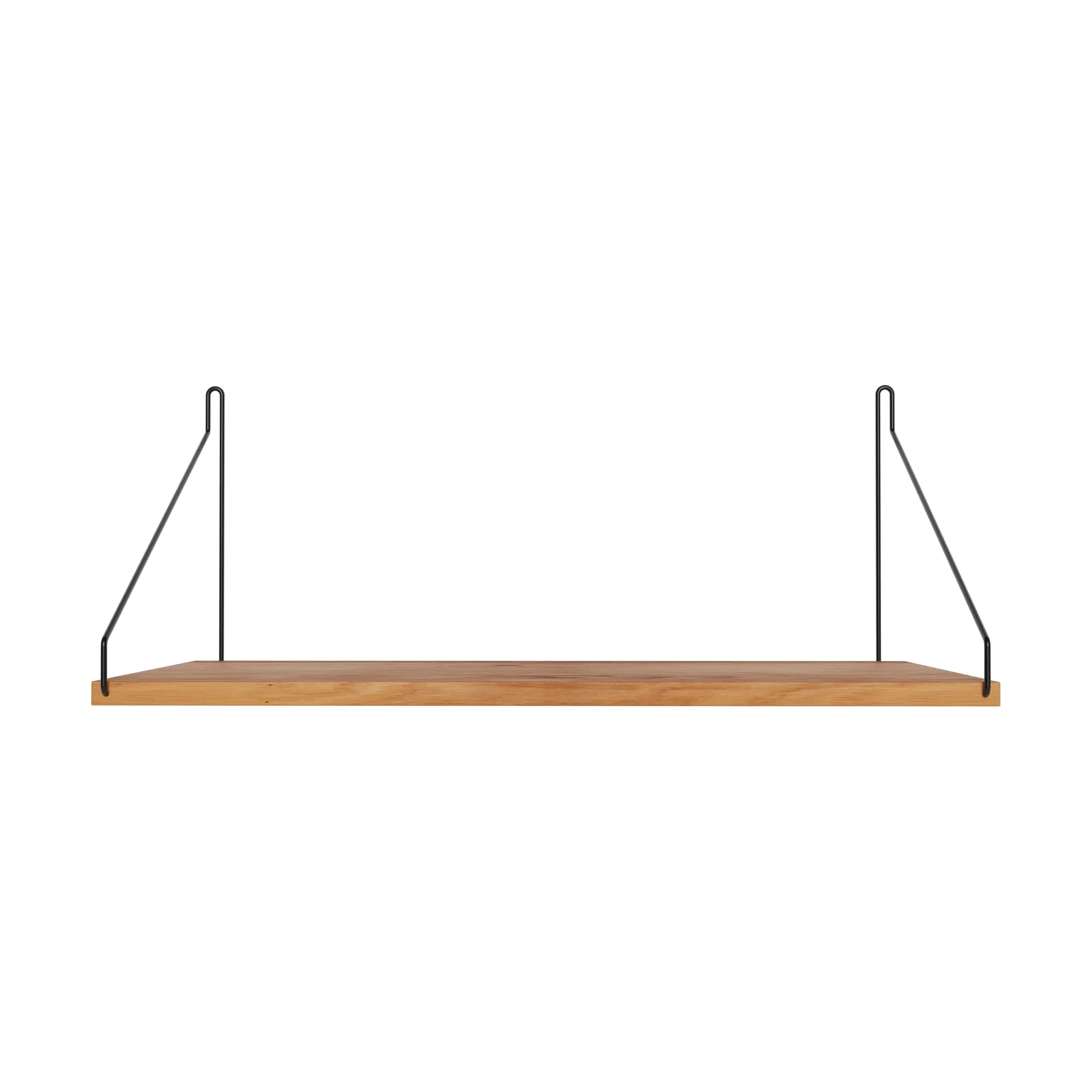 Single Shelf seinähylly, Tammi-musta, 40x27 cm FRAMA