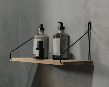 Single Shelf seinähylly - Tammi-musta, 40x27 cm - FRAMA