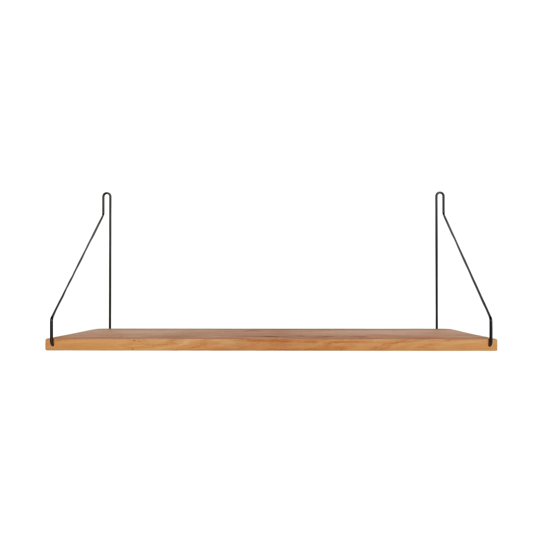 Single Shelf seinähylly, Tammi-musta, 60x27 cm FRAMA