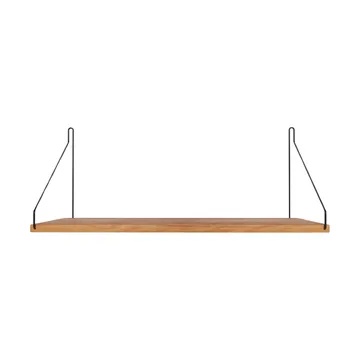 Single Shelf seinähylly - Tammi-musta, 60x27 cm - FRAMA
