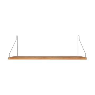 Single Shelf seinähylly - Tammi-ruostumaton teräs, 60x20 cm - FRAMA