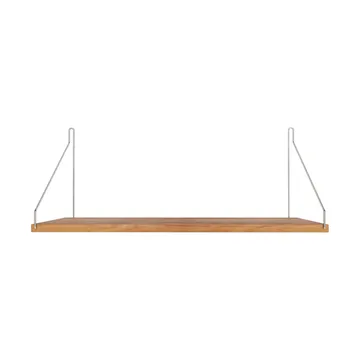 Single Shelf seinähylly - Tammi-ruostumaton teräs, 60x27 cm - FRAMA