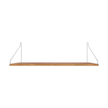 Single Shelf seinähylly - Tammi-ruostumaton teräs, 80x27 cm - FRAMA